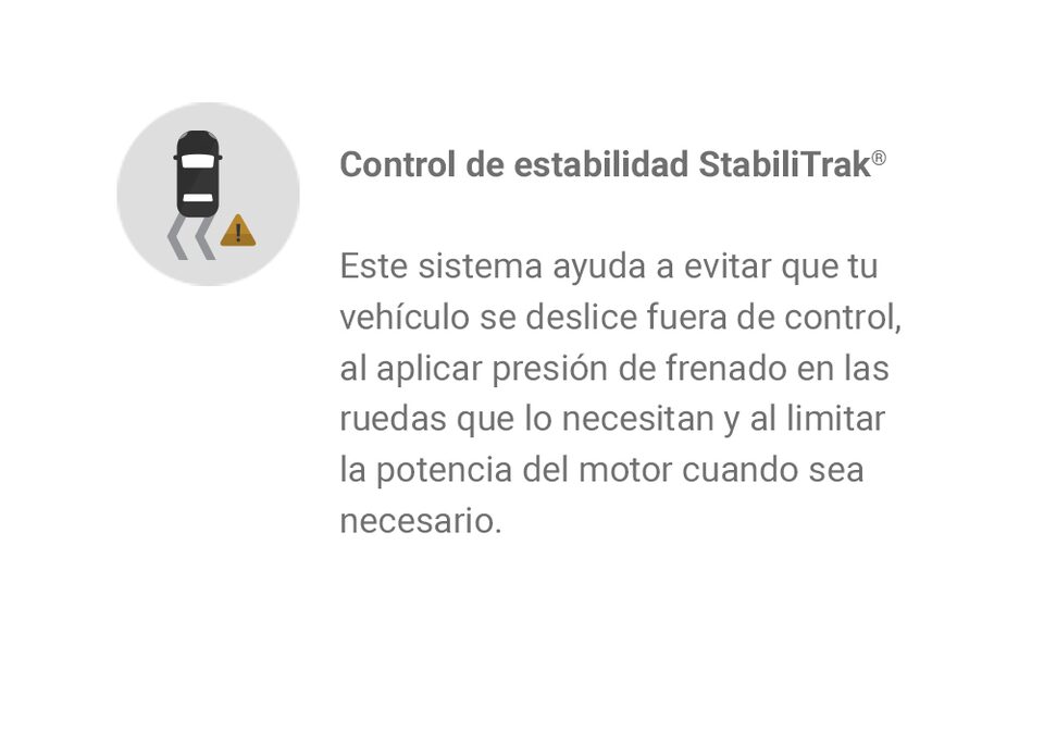ícono Stabilitrak® 