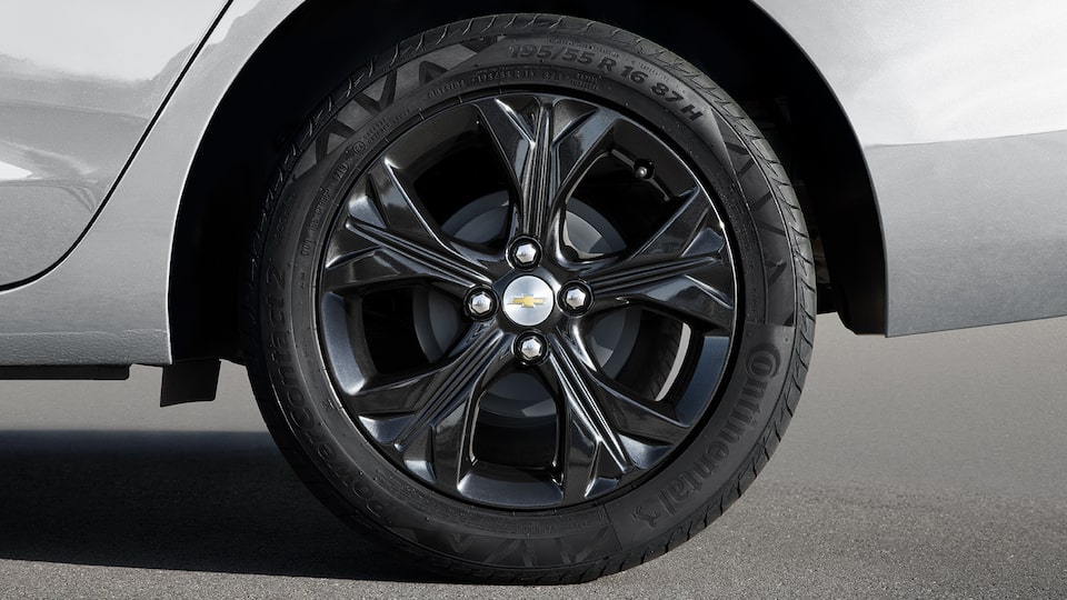 Rin en aluminio de 16 pulgadas negro, para Chevrolet Onix 2023, sedán deportivo