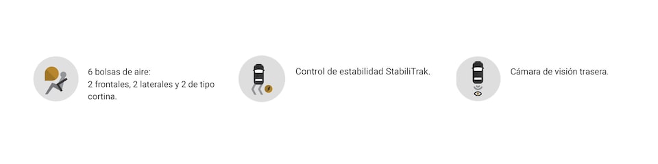 Imágenes de seguridad para el nuevo Chevrolet Aveo HB 2024