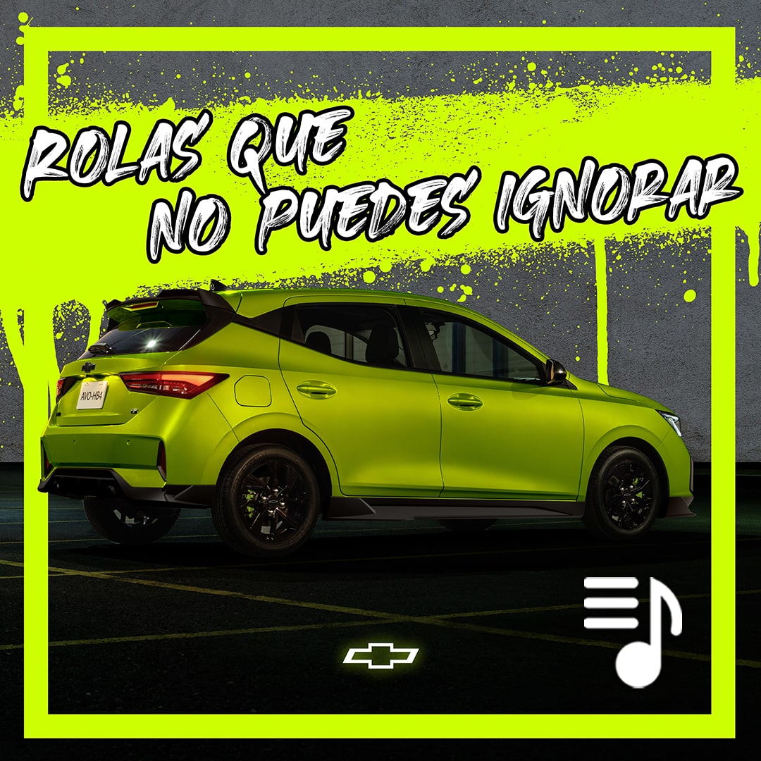 Chevrolet Aveo Black Edition 2025 Playlist música