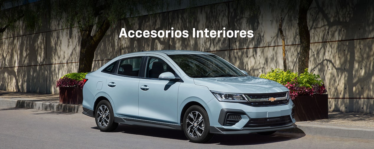  Conoce los accesorios internos para protección y estética de tu nuevo auto tipo sedán originales de Chevrolet Aveo 2025