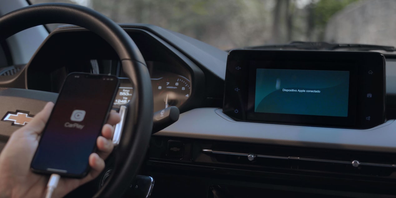 Chevrolet Aveo Sedán 2025 con conectividad Android Auto™, Apple CarPlay™