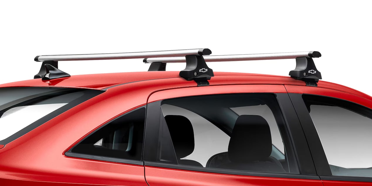 Barras de techo para Chevrolet Aveo Hatchback que brindan mayor practicidad y capacidad de carga.