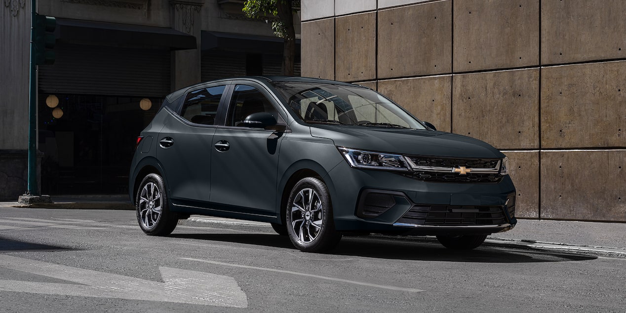 Estilo dinámico y presencia inconfundible del Chevrolet Aveo Hatchback.