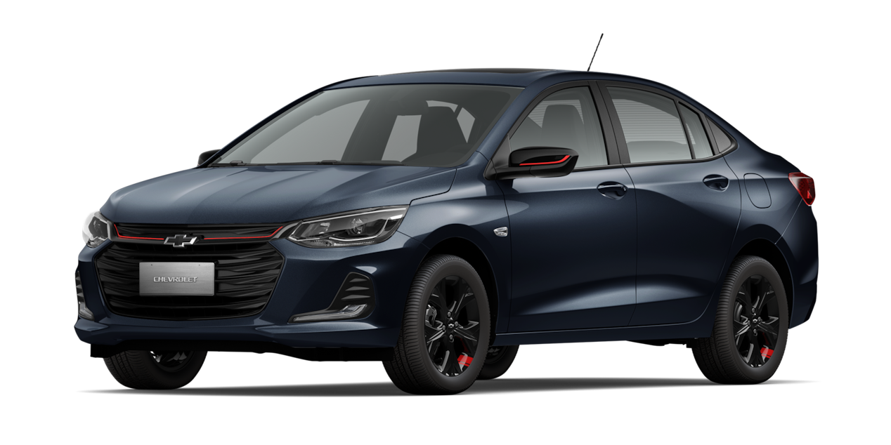 Chevrolet Onix 2026, sedán deportivo en color azul oxford