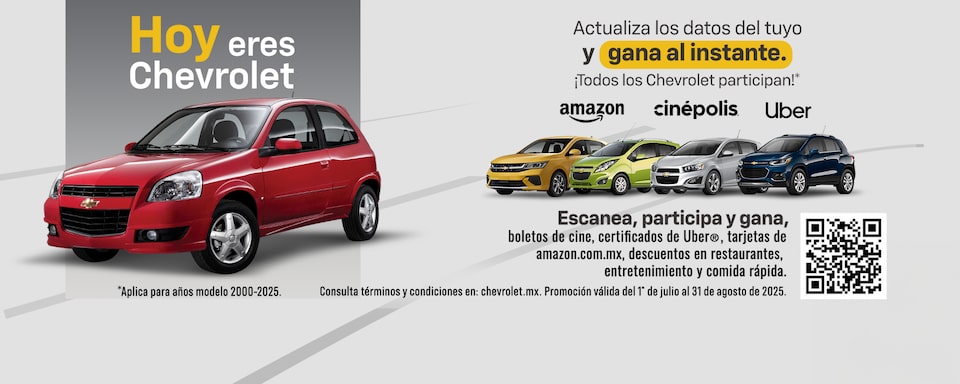 Hoy eres Chevrolet