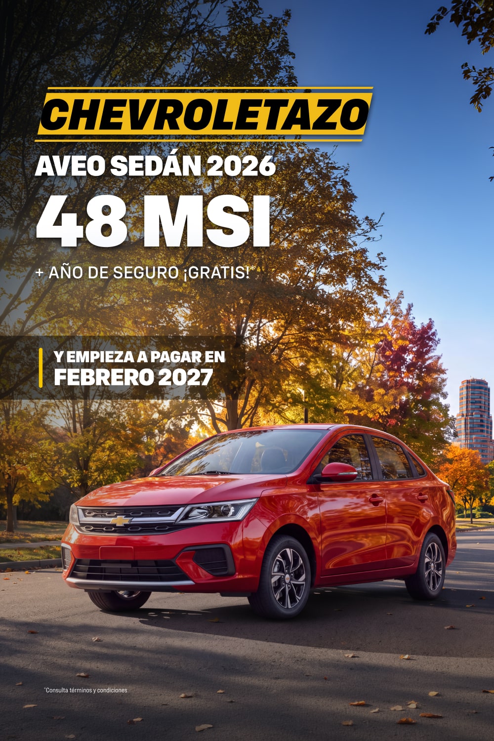 Chevrolet Aveo Sedán 2026