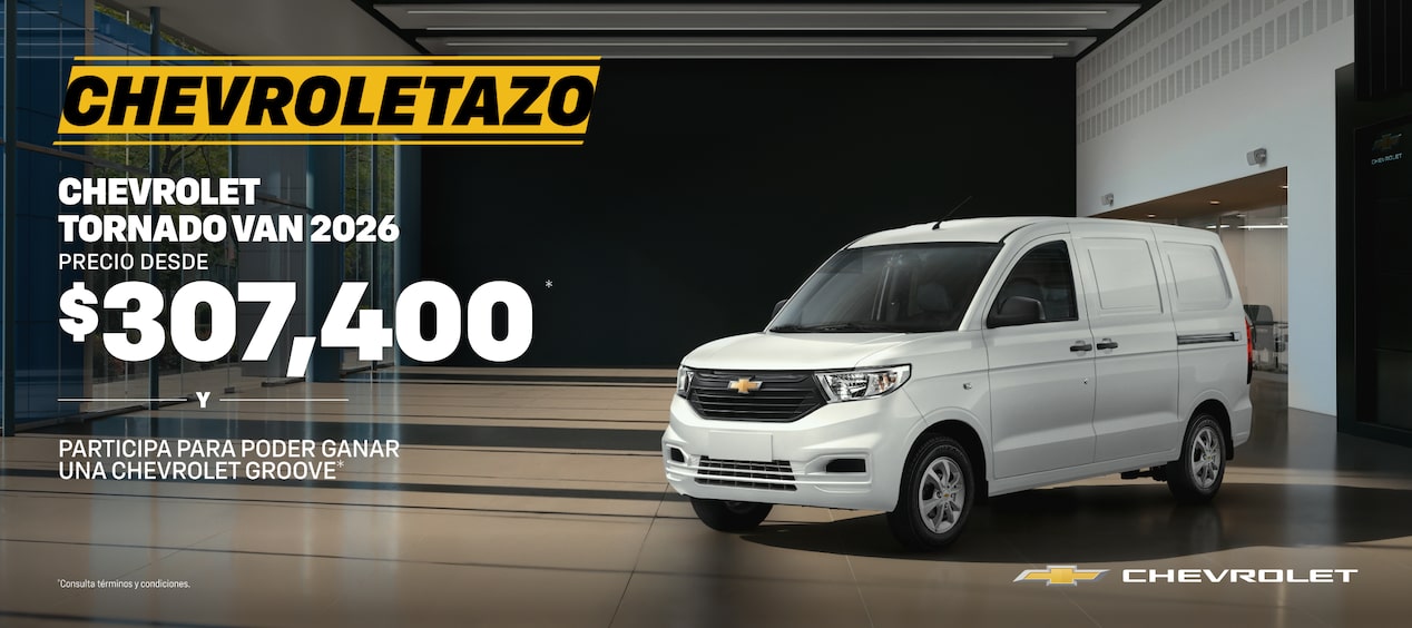 Tornado Van 2026 Chevroletazo