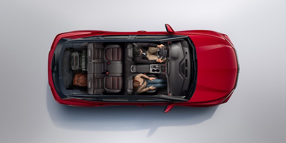 Espacio en cajuela para Chevrolet Blazer 2023, camioneta mediana
