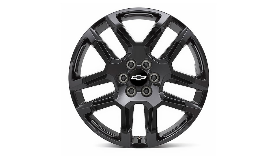 Estiliza el diseño exterior de tu Chevrolet Blazer 2024 con el rin de aluminio de 20 pulgadas con 5 brazos en negro