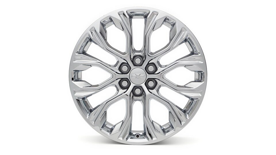 Rin de aluminio de 20 pulgadas con 6 brazos cromado para tu camioneta mediana, Chevrolet Blazer 2024
