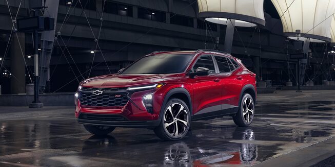 Nueva Chevrolet Trax 2024 con diseño exterior sofisticado y deportivo
