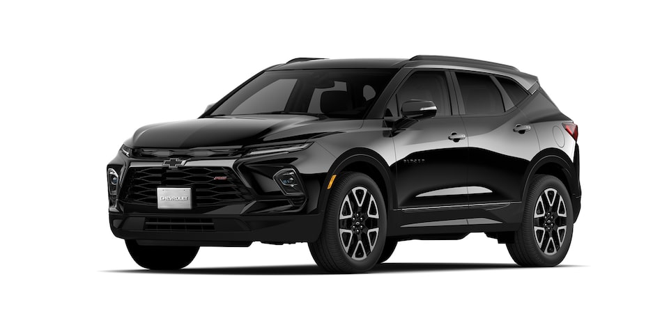 Chevrolet Blazer 2025, camioneta mediana en color negro