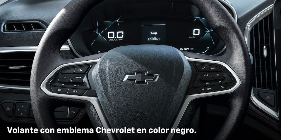Chevrolet Captiva Black Edition 2025 con volante con emblema en color negro