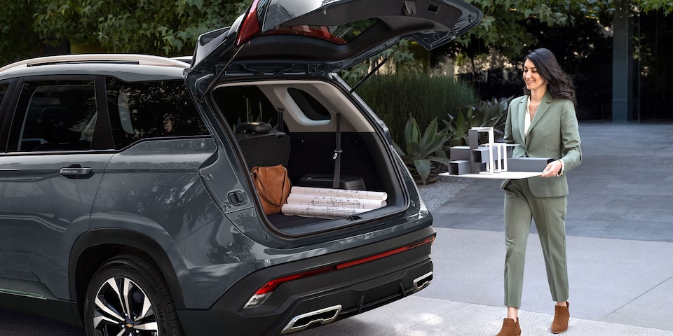 Llave inteligente para apertura remota de puertas y cajuela de Chevrolet Captiva 2025, mejor camioneta SUV familar