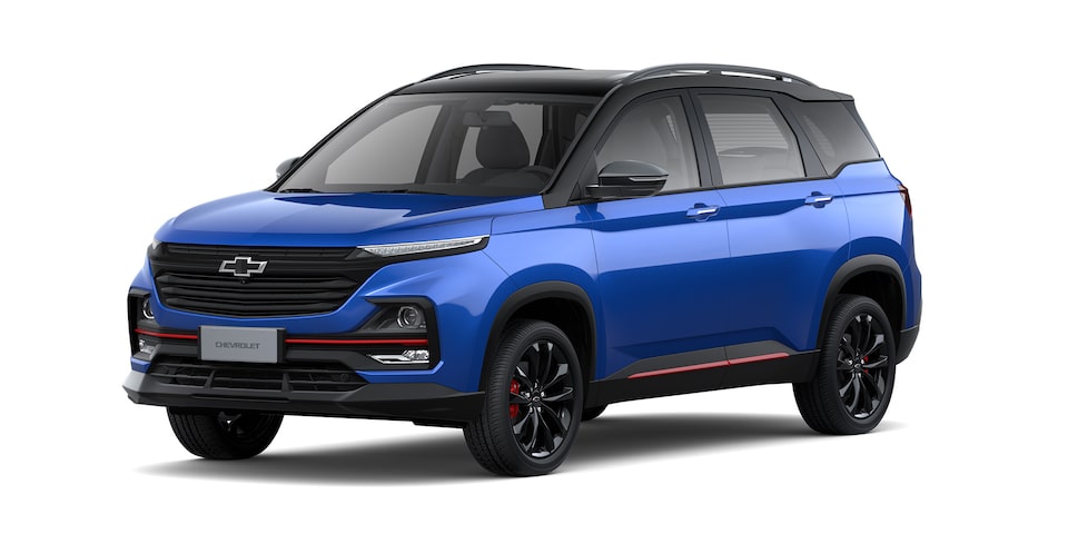 Chevrolet Captiva 2025 camioneta SUV familiar, versión Black Edition