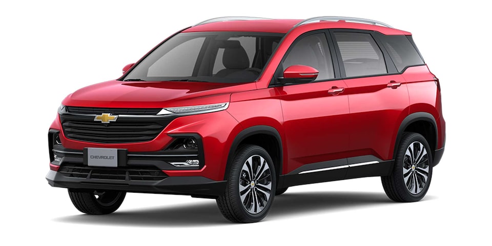 Chevrolet Captiva 2025 camioneta SUV familiar, versión LT 7 pasajeros