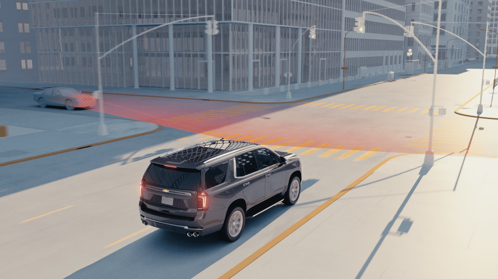 Chevrolet Suburban 2025, con frenado de emergencia automático en intersecciones y más avanzados sistemas de seguridad activa