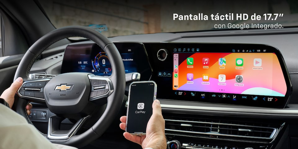 Chevrolet Traverse 2025, camioneta familiar 7 pasajeros con Volante de 3 brazos con acabado sport, calefactable, automático