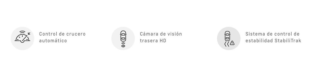 Los moderrnos sistemas de seguridad de tu Chevrolet Trax 2025, te ayudan a conducir protegiendo a pasajeros y peatones
