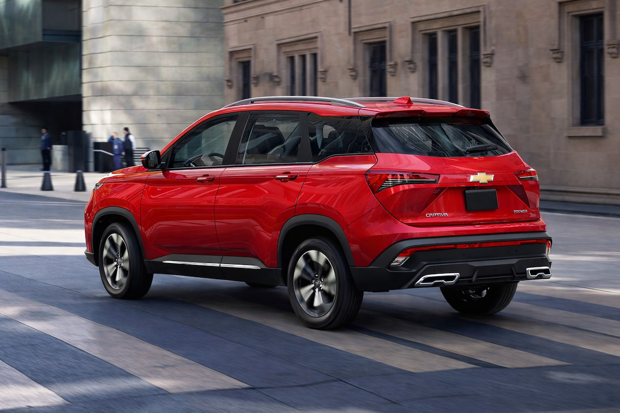 Diseño exterior exclusivo de Chevrolet Captiva ICE