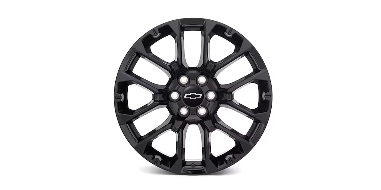 Rin de aluminio de 22 pulgadas color negro de Chevrolet Tahoe 2026