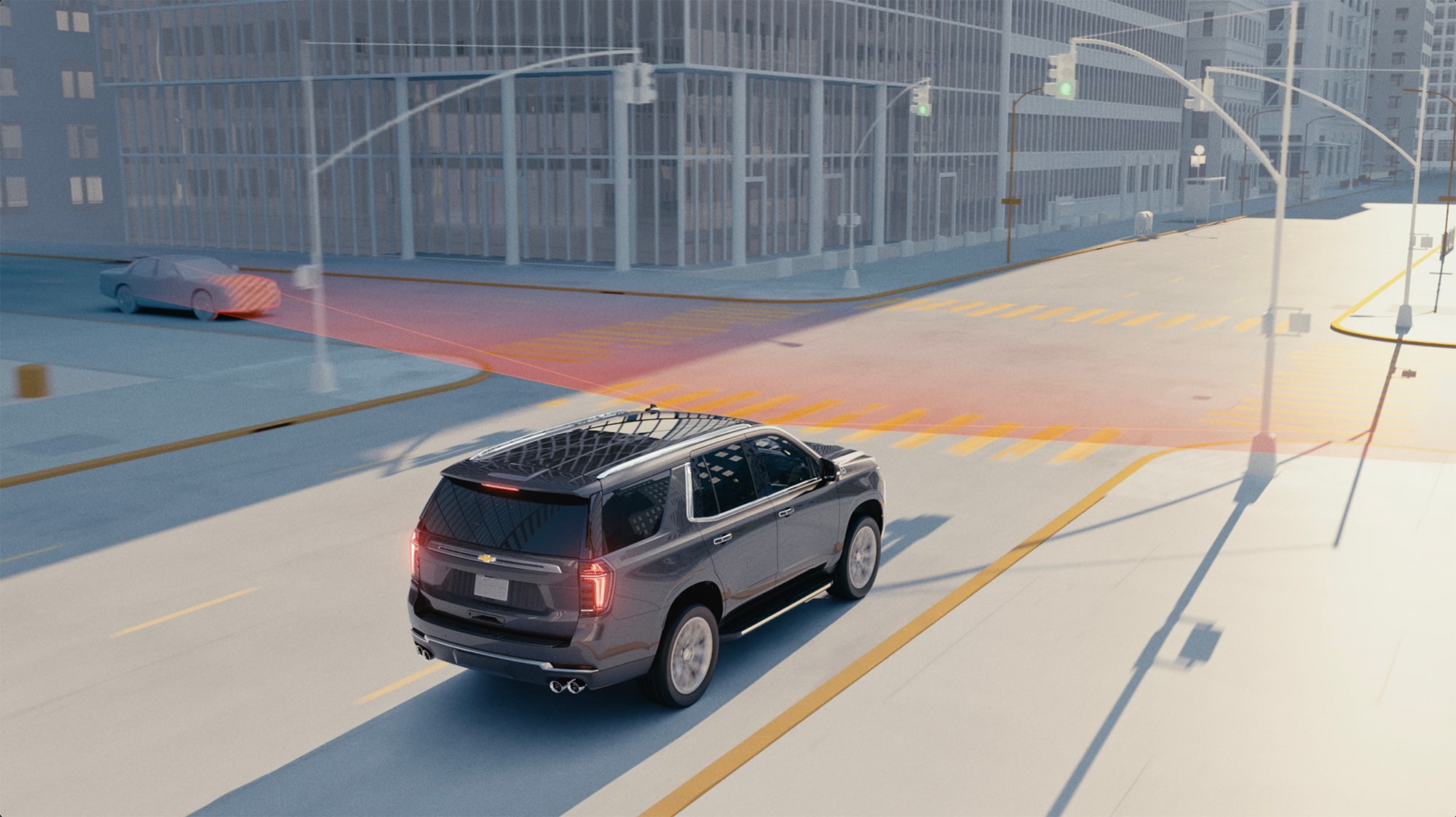 Imagen de frenado de emergencia automático en intersecciones, de Chevrolet Tahoe 2026