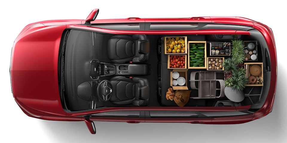 Chevrolet SUV diseñada con máximo confort y espacio suficiente para 7 pasajeros.