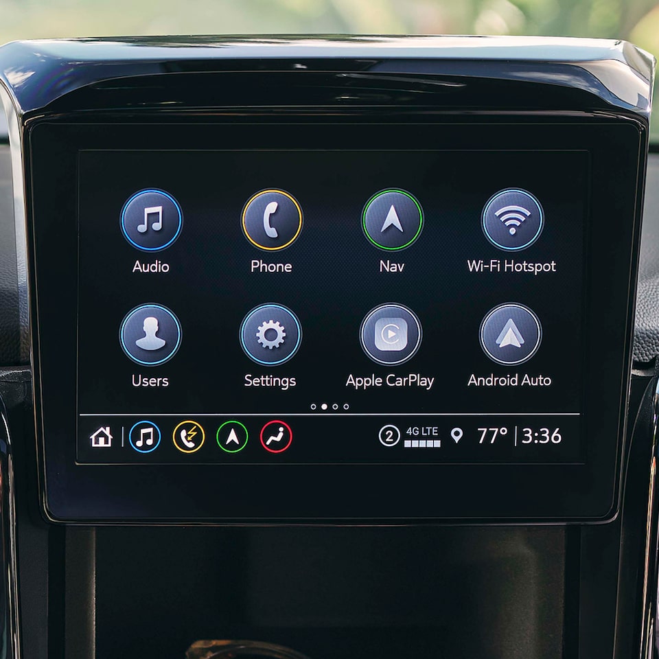 La mejor SUV con sistema Hotspot de Wi-Fi disponible para hasta 7 dispositivos.