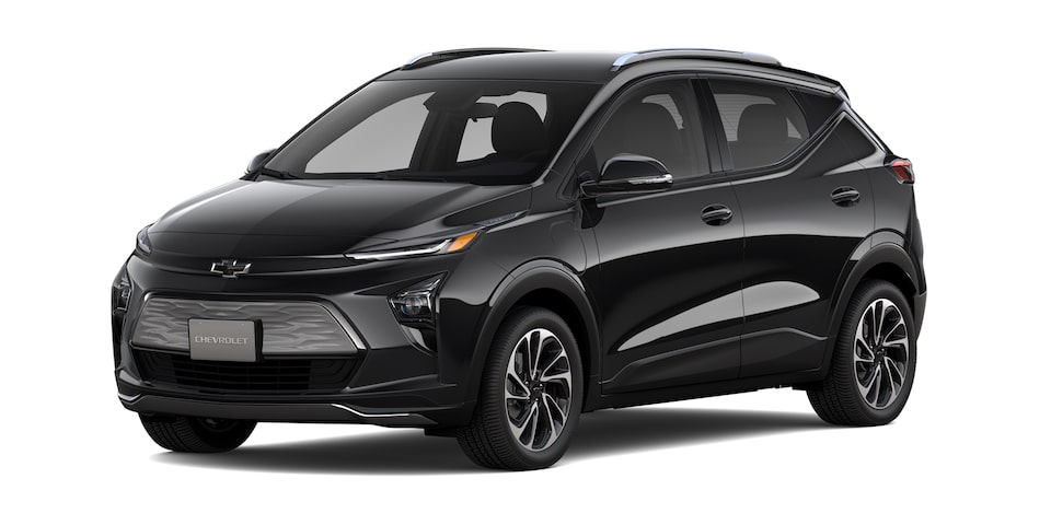 Chevrolet Bolt EUV, SUV eléctrica en color negro