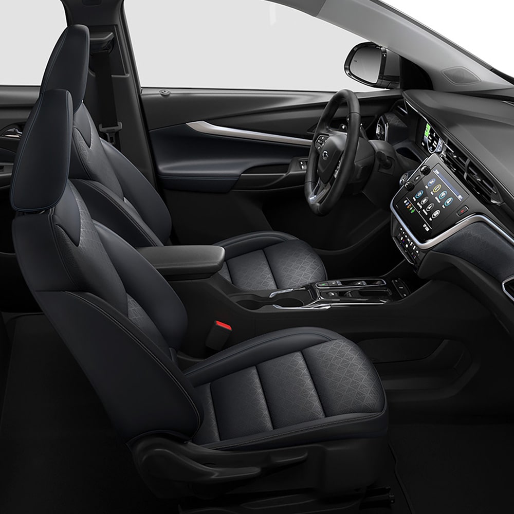 Asiento piloto con ajuste eléctrico de 8 posiciones y asientos frontales calefactables.