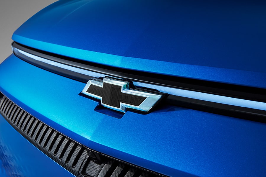 Emblema Chevrolet delantero iluminado para tu nueva Equinox EV 2025 tu camioneta eléctrica deportiva