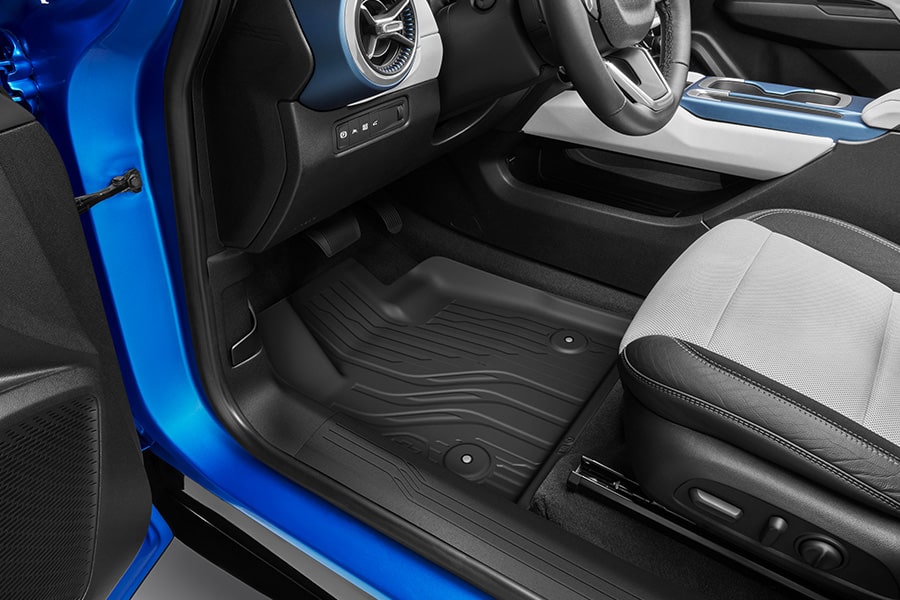 Tapetes de vinil rígidos para primera y segunda fila con emblema Chevrolet para Equinox EV 2025 SUV eléctrica deportiva