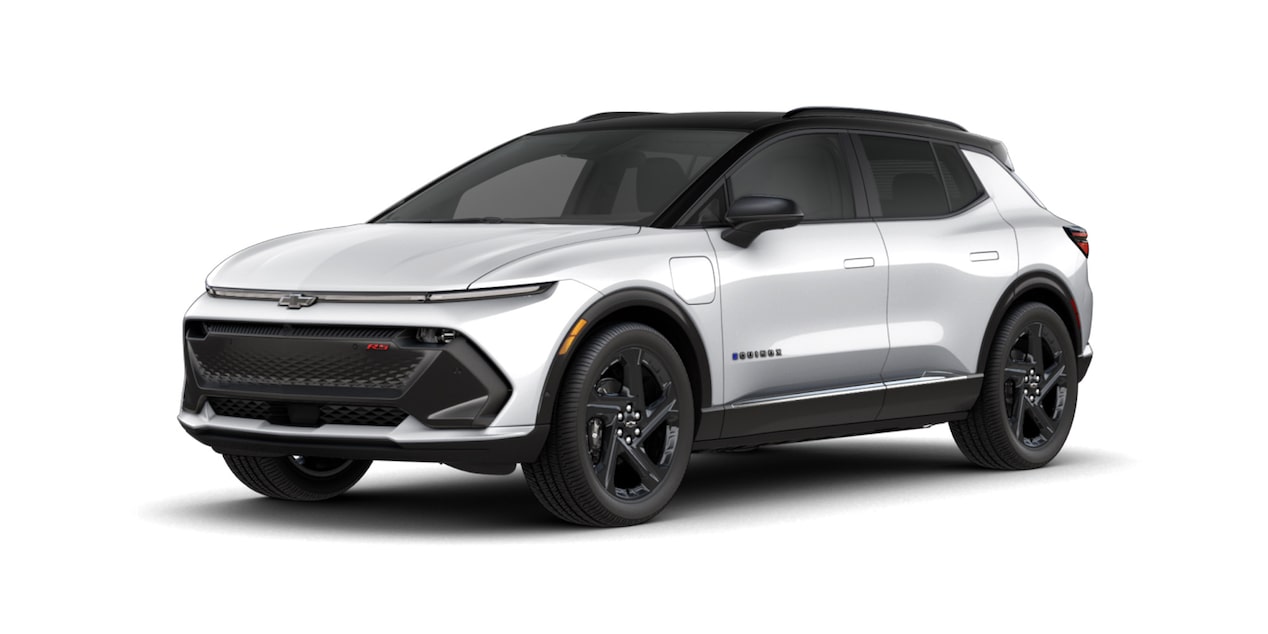 Nueva Chevrolet Equinox EV 2025 SUV eléctrica deportiva en color blanco