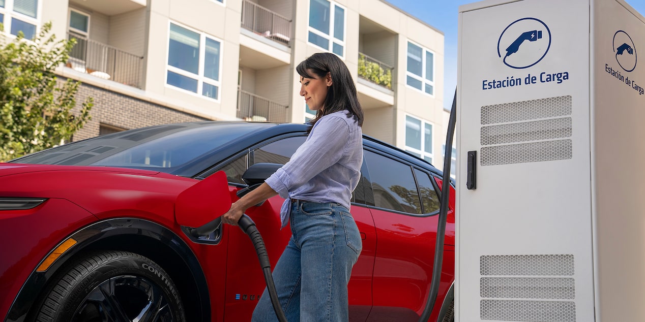 Red de puntos de recarga en el camino para Chevrolet Equinox EV 2025 SUV eléctrica deportiva