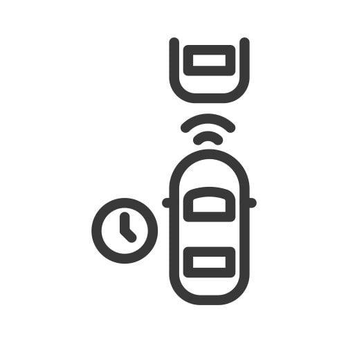Ícono de seguridad indicación de distancia Chevrolet Equinox EV 2025 SUV eléctrica deportiva