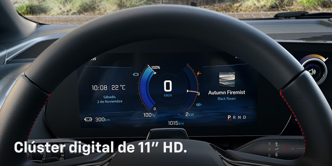 Chevrolet Equinox EV 2025 SUV eléctrica clúster con pantalla de 11 pulgadas multicolor