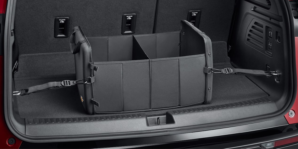 Organizador de cajuela con emblema Chevrolet para tu Equinox EV 2026 SUV eléctrica deportiva