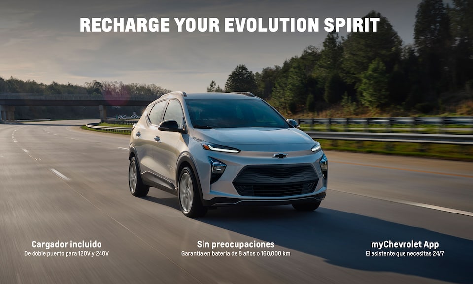 Nueva SUV eléctrica, Bolt EUV 2022 con doble puerto de 120V y de 240V