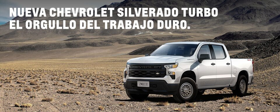 Nueva camioneta de trabajo Chevrolet Silverado. Equipada con sistema de doble escape, lista para enfrentar cualquier trabajo