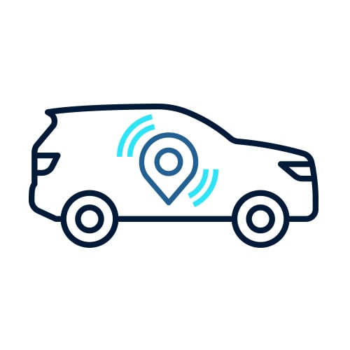 OnStar Vehicle Insights ícono de servicio sobre localización de vehículo