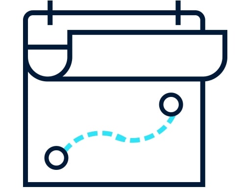 OnStar Vehicle Insights ícono de servicio sobre historial de viajes
