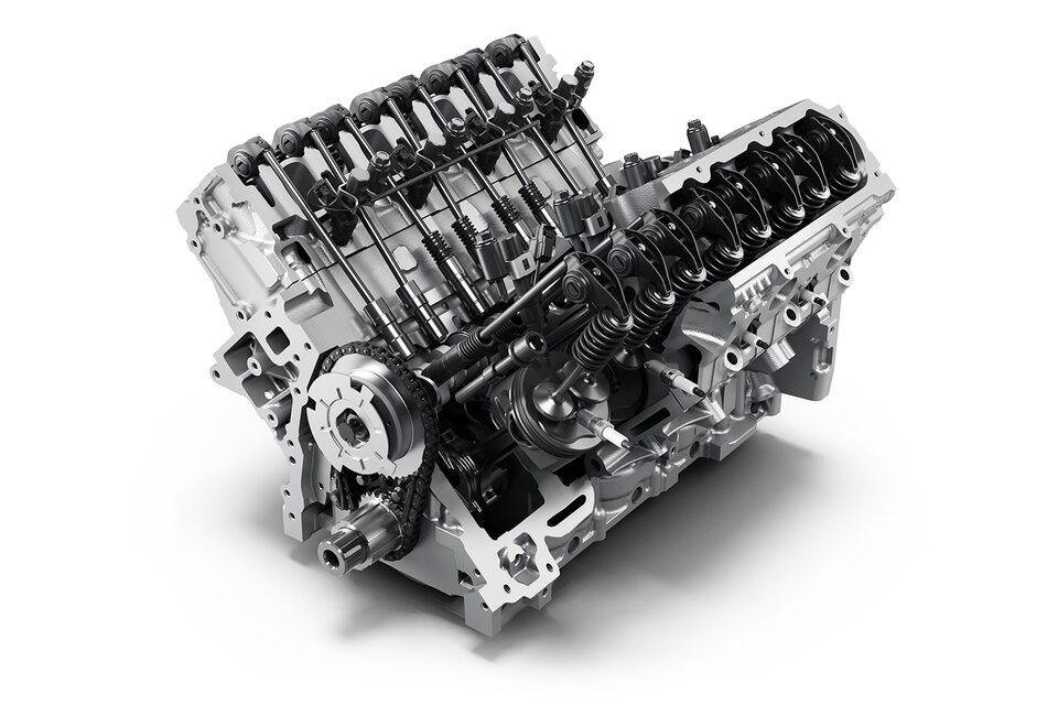 Sistema Active Fuel Management, sistema que permite a un motor V8 desactivar 4 cilindros en condiciones de carga ligera