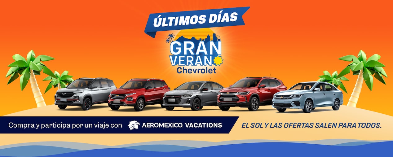 Promoción Gran Verano Chevrolet 2025, conoce las ofertas y vehículos disponibles