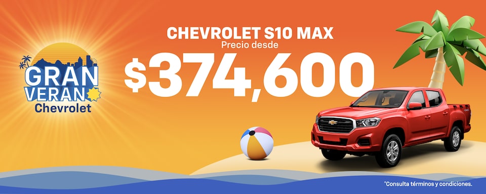 Gran Verano 2025, Chevrolet S10 MAX promoción especial