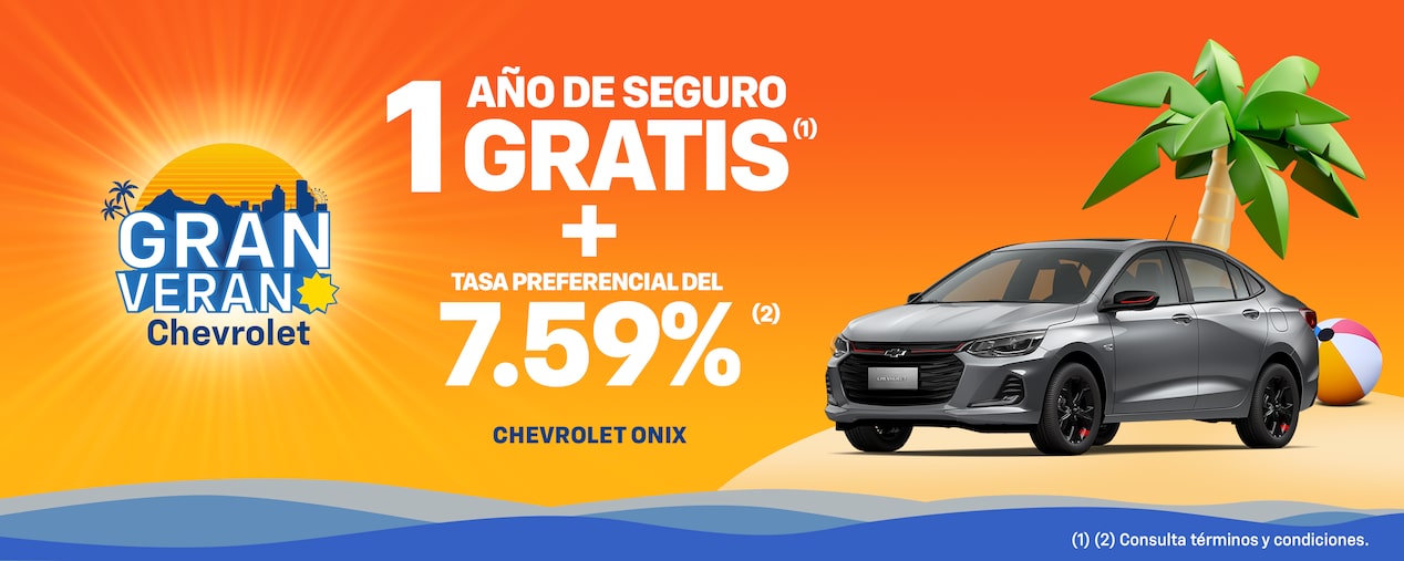 Gran Verano 2025, Chevrolet Onix promoción especial