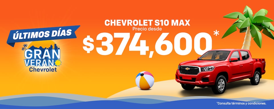 Gran Verano 2025, Chevrolet S10 MAX promoción especial
