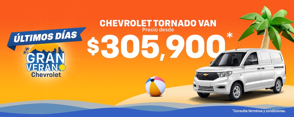 Gran Verano 2025, Chevrolet Tornado promoción especial