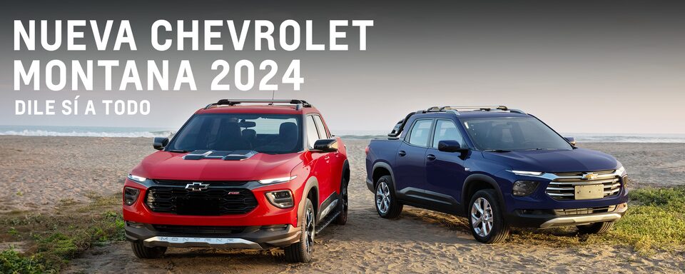 Nueva camioneta Chevrolet versión Montana RS 2024, una poderosa pickup compacta y versátil con tecnología de una SUV moderna