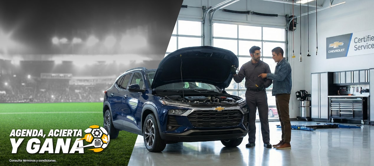 ¡Agenda tu servicio Chevrolet y gana premios increíbles!